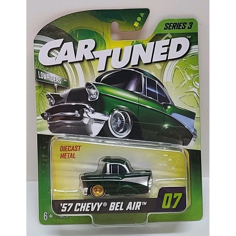 New 2024 Car Tuned Diecast Series 3 '57 Chevy Bel Air #07 New Toy Car Collect